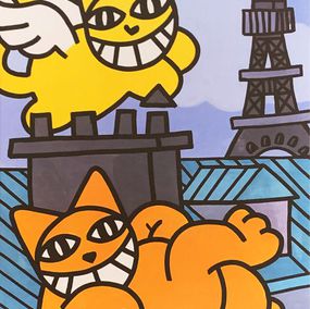 Print, Chats volants à Paris, M.Chat