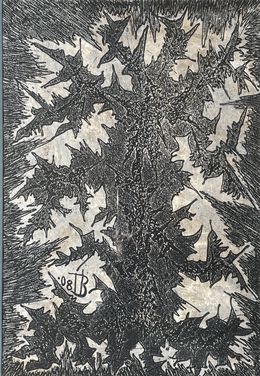 Zeichnungen, Tree in the forest, Victor Prodanchuk