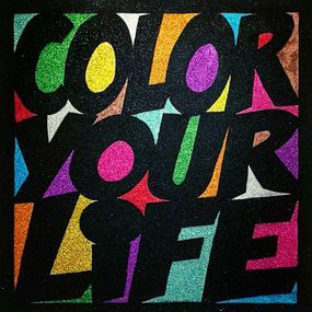 Gemälde, Color your life (paillette version), Jean Jam