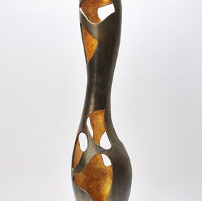 Design, Ceci n'est pas un vase, Bronze et feuille d'or, Reda Amalou