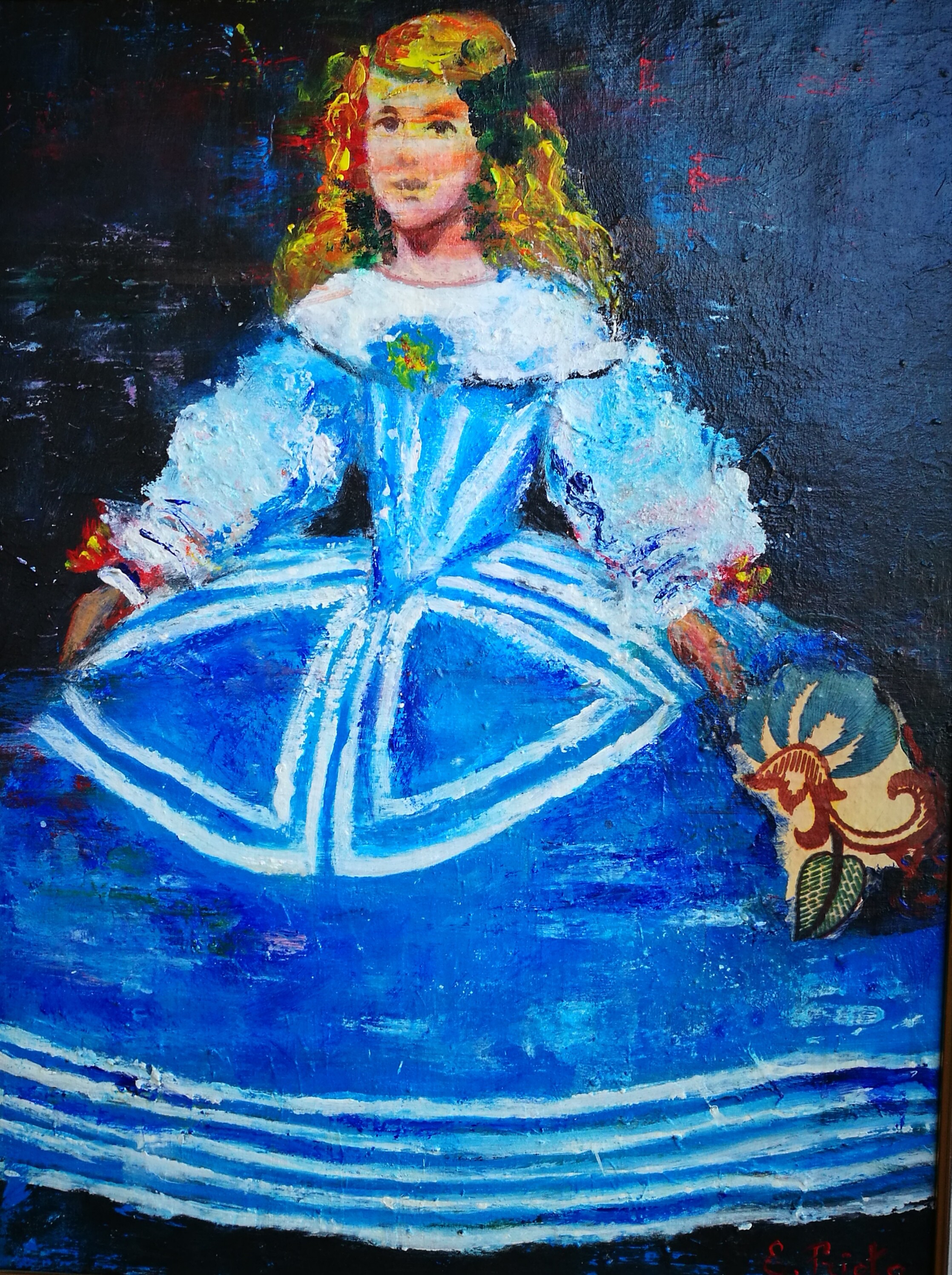 Eva Prieto, Menina azul Eva Prieto, Menina azul
