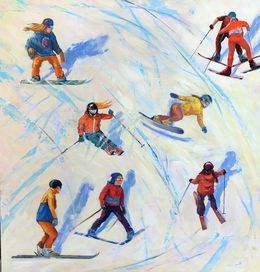Gemälde, Slalom, Dorota Zych-Charaziak