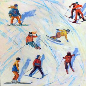 Gemälde, Slalom, Dorota Zych-Charaziak