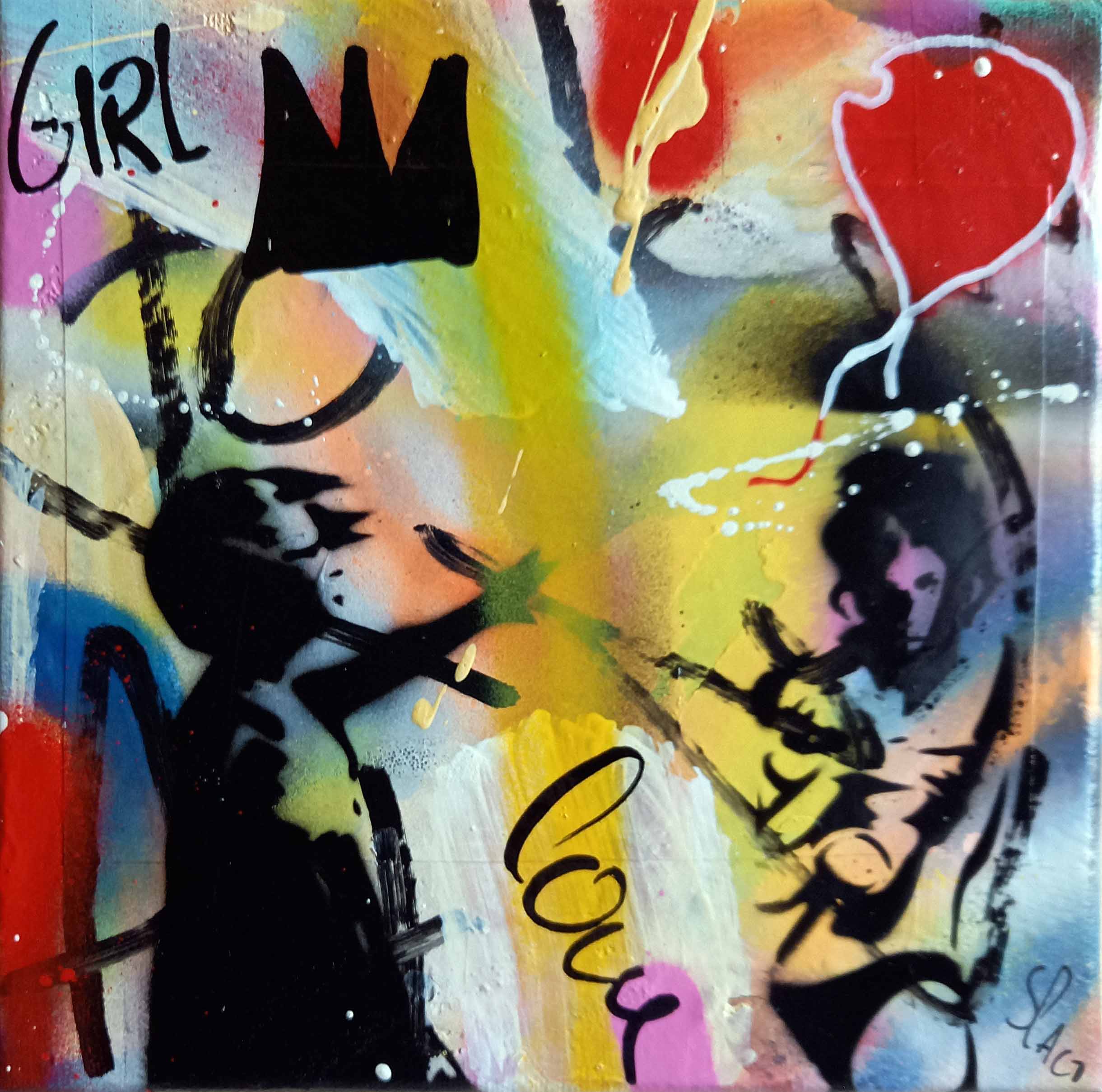 Spaco, Girls wall street banksy Spaco, Girls wall street banksy