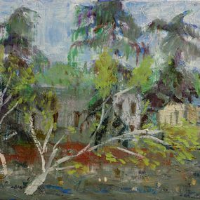 Painting, After Rain, Giorgi Kukhalashvili