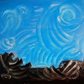 Painting, Cosmos, Giorgi Kukhalashvili