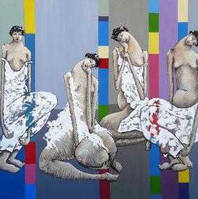 Painting, Serie Las Piadosas, Enriqueta Aguiló