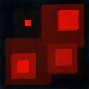 Gemälde, Black Red 3, Fabrizio Trotta