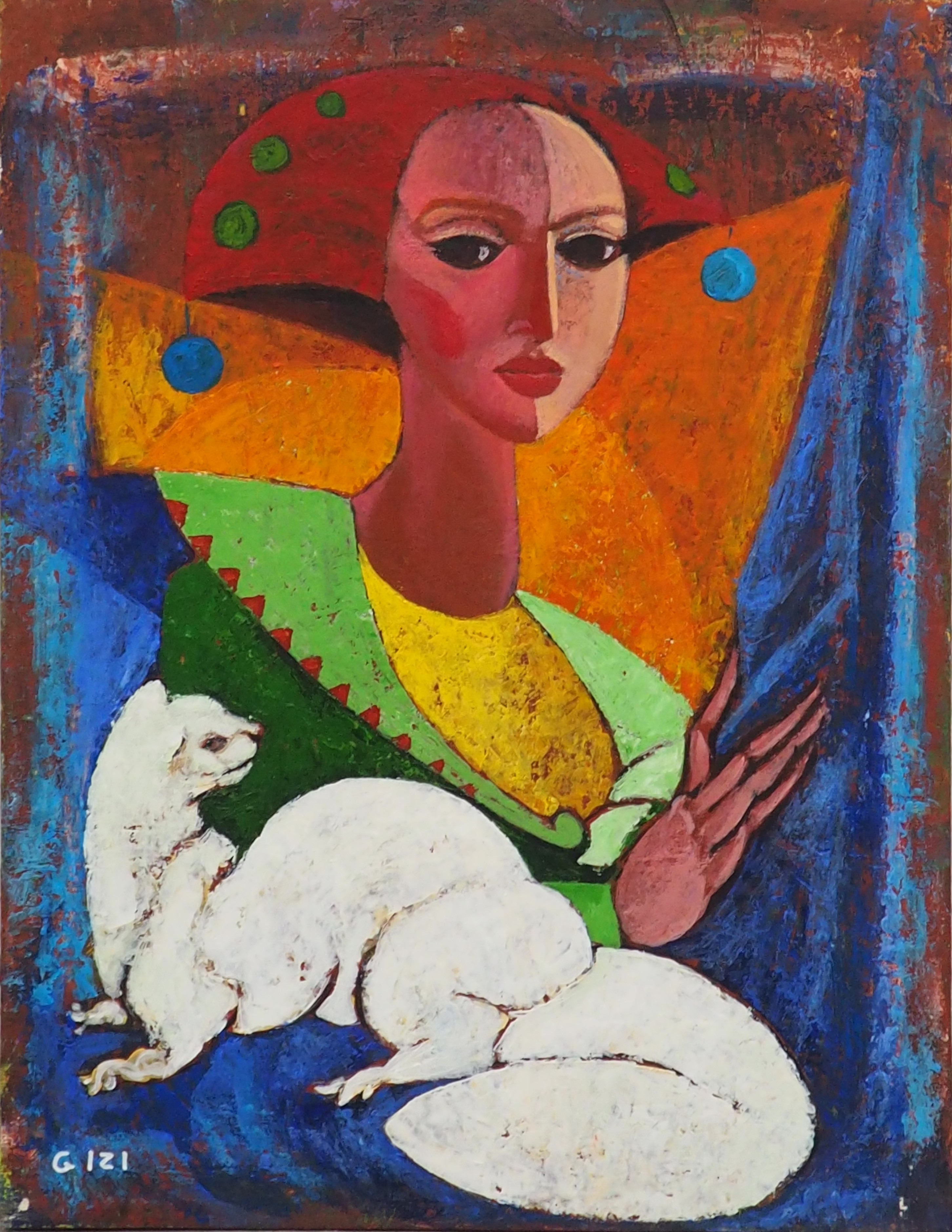 Gizi, Lady with an ermine / Dama con armiño Gizi, Lady with an ermine / Dama con armiño