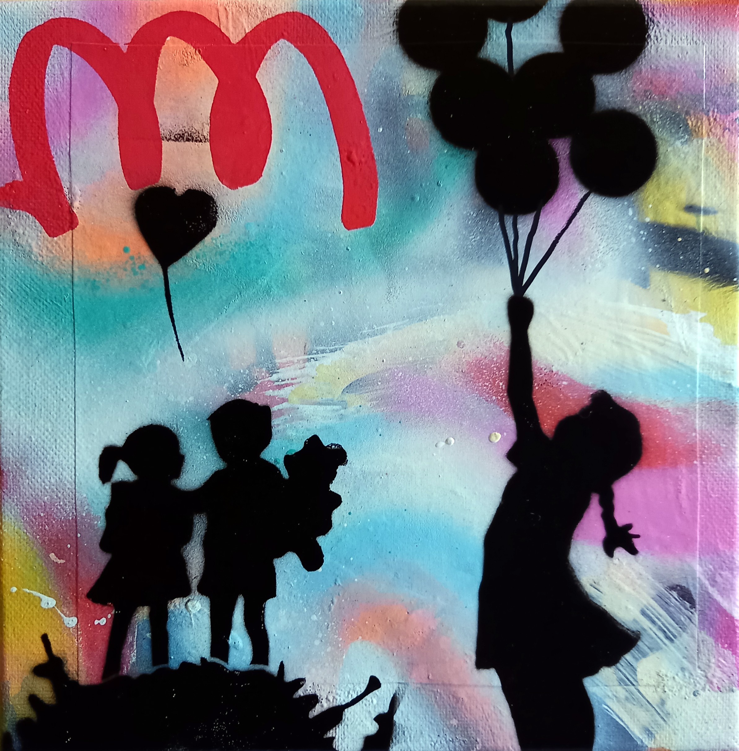 Spaco, Girls wall street banksy Spaco, Girls wall street banksy