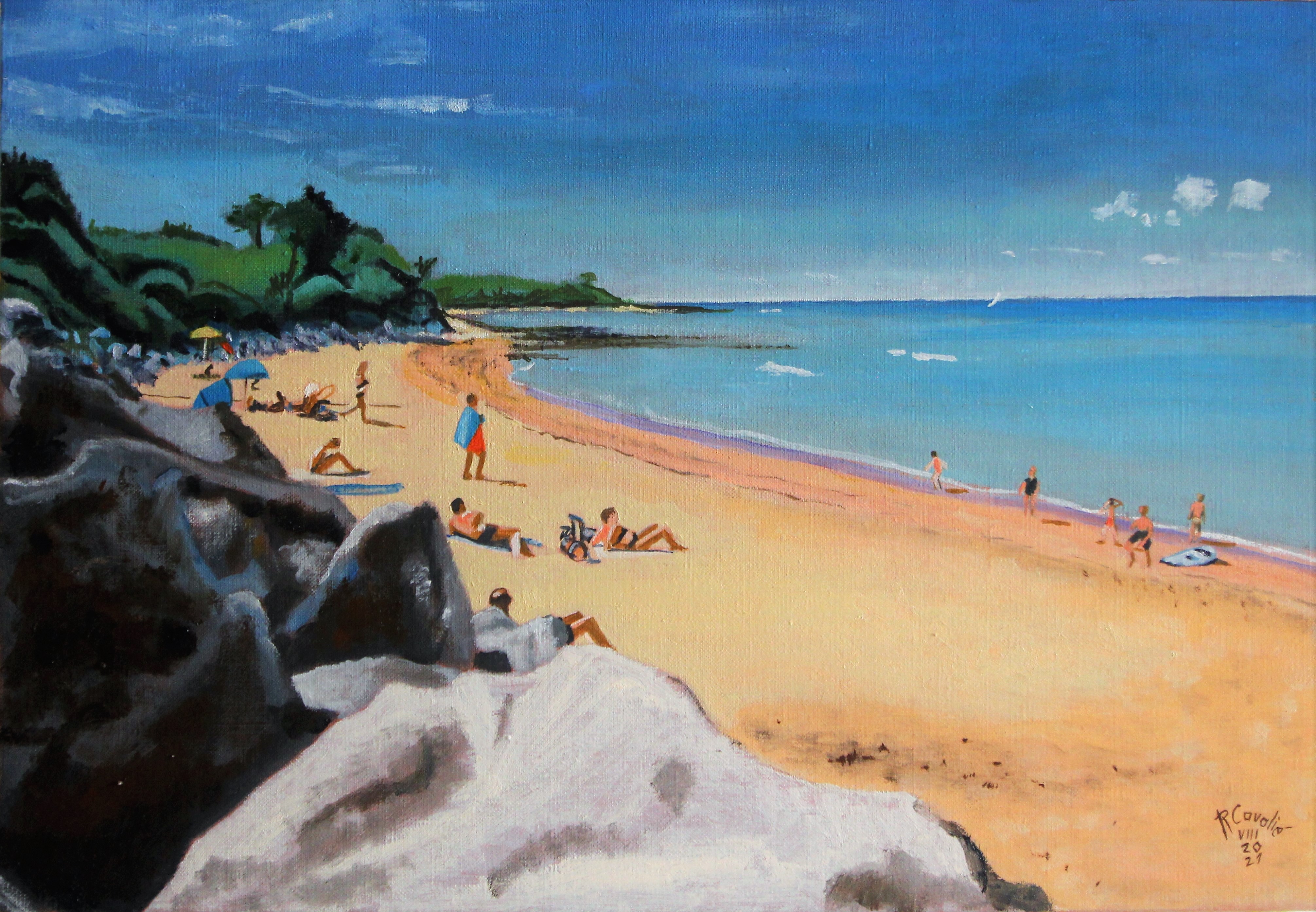R. Cavalié, N° 1173 Oléron. La plage à La Brée les Bains R. Cavalié, N° 1173 Oléron. La plage à La Brée les Bains