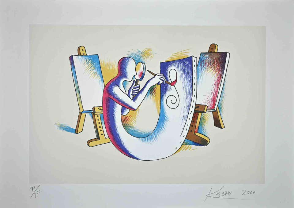 Mark Kostabi, The Painter's Atelier Mark Kostabi, The Painter's Atelier