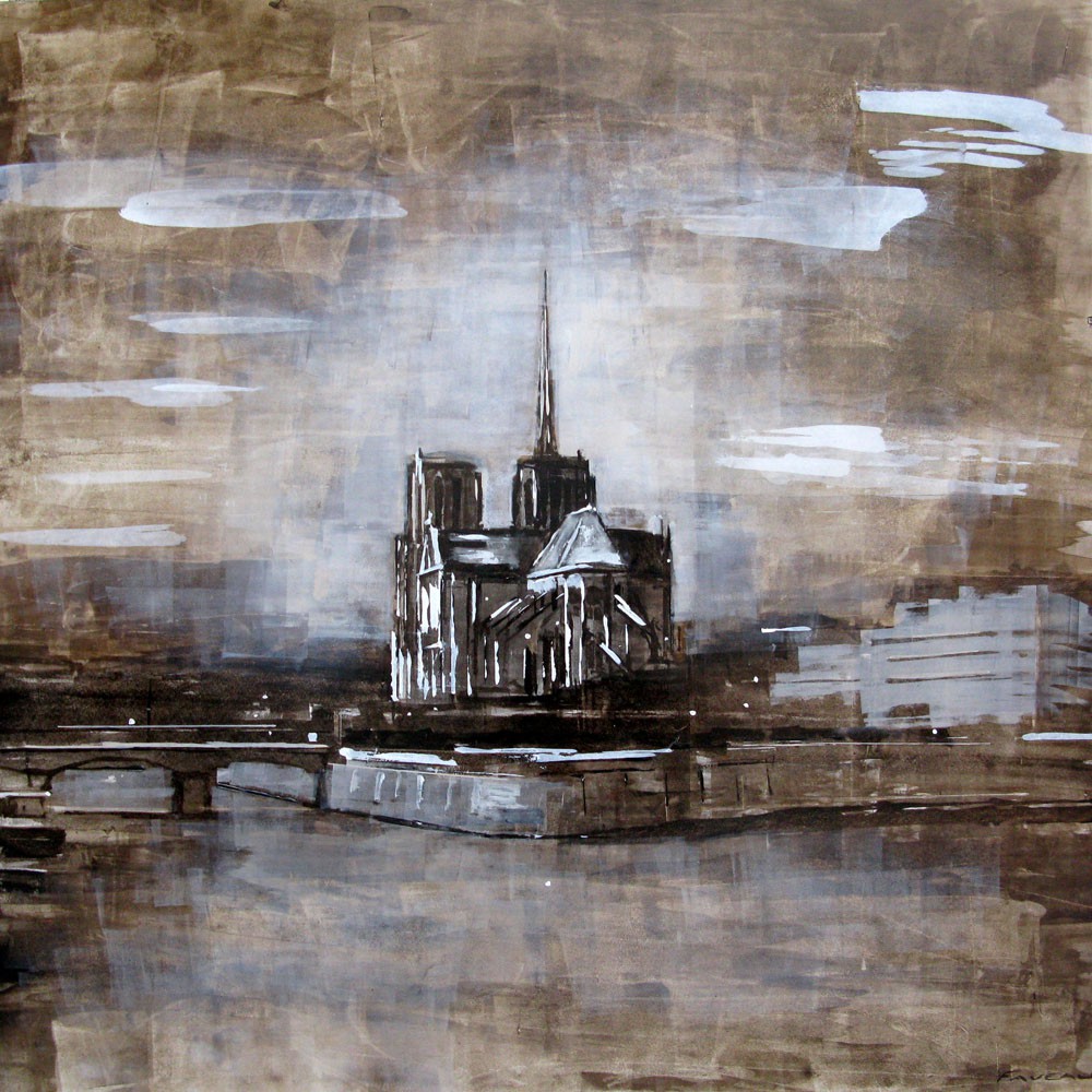 Adrien Faveau, Notre Dame Monochrome Adrien Faveau, Notre Dame Monochrome