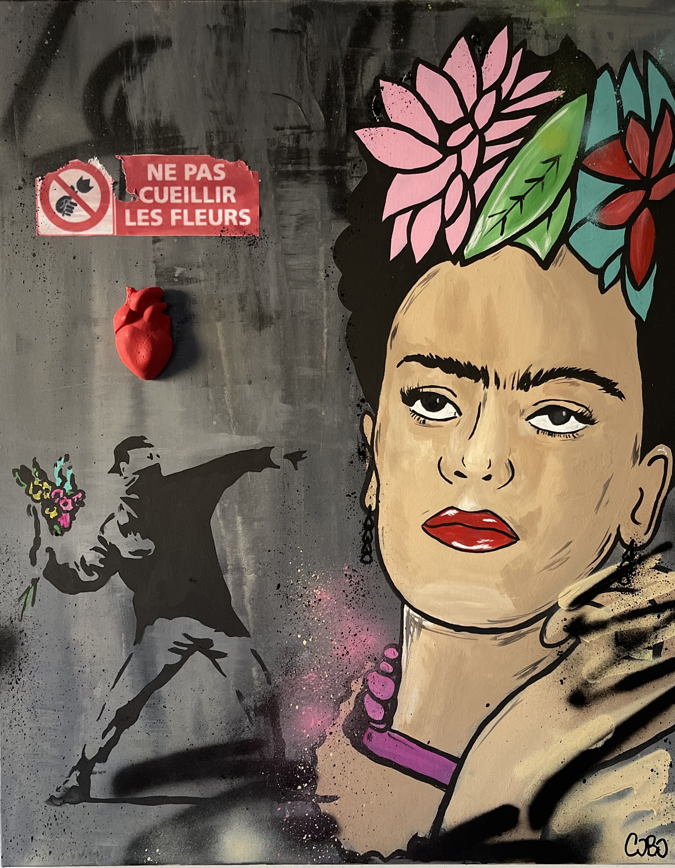 cObo, Banksy Frida cObo, Banksy Frida