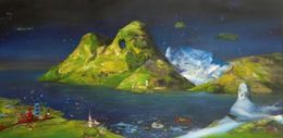 Painting, House made world 4, Tianbing Li