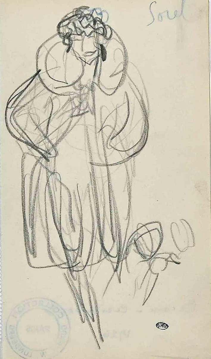 Bernard Bécan, Portrait of Woman Bernard Bécan, Portrait of Woman
