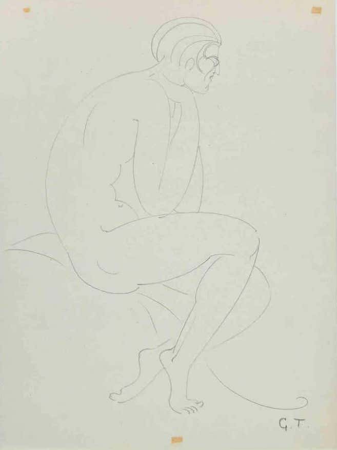Georges-Henri Tribout, Nude Man Georges-Henri Tribout, Nude Man