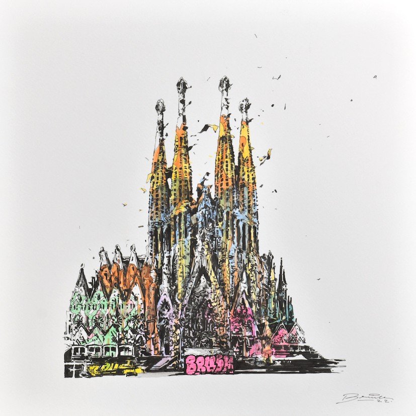 Illustration BARCELONA: Schematic Drawings Of Antoni Gaudí, 54% OFF