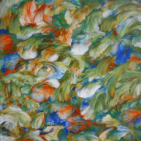 Gemälde, Autumn Flowers, Ilariya Neubauer