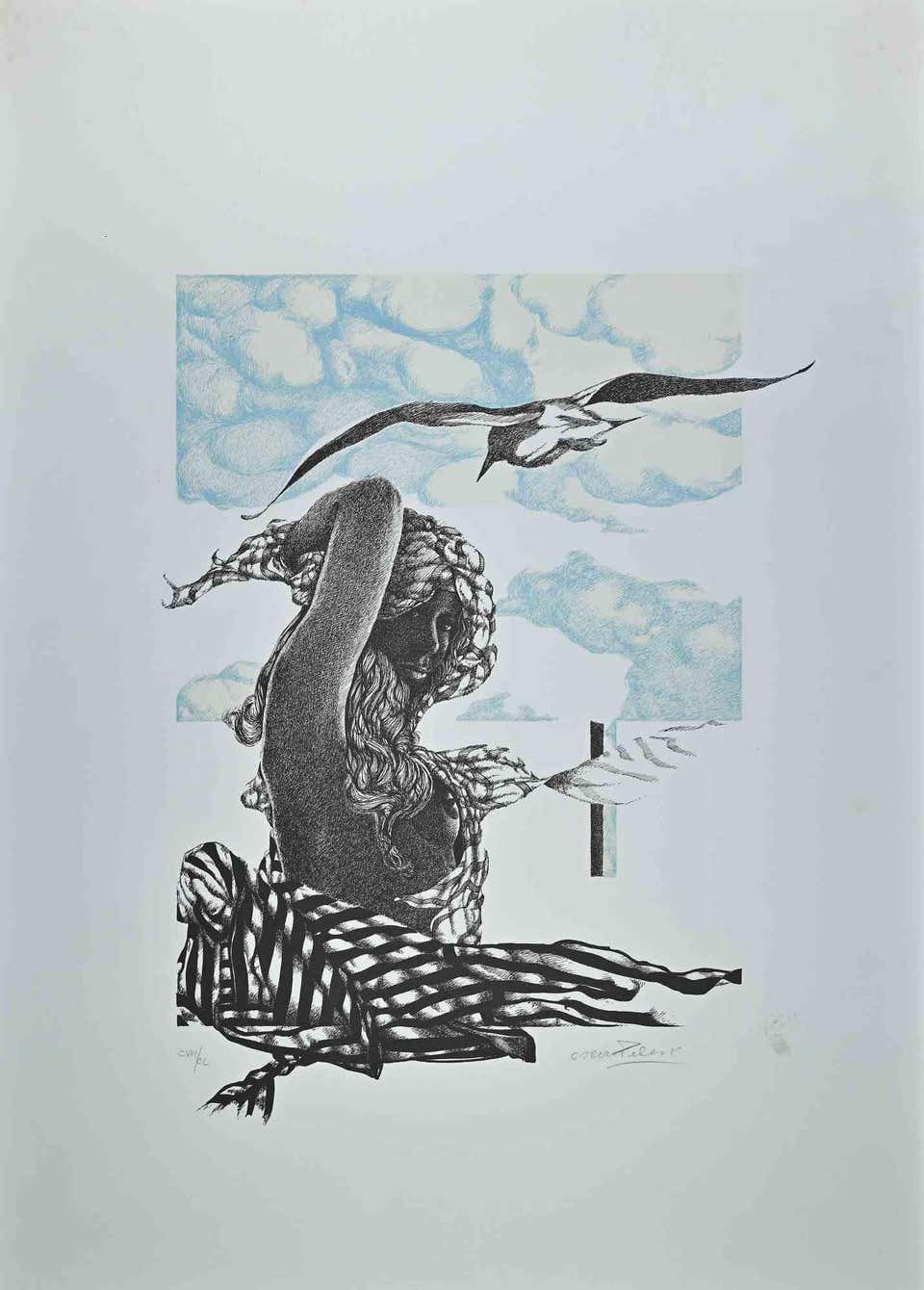 Oscar Pelosi, The Woman With Bird Oscar Pelosi, The Woman With Bird