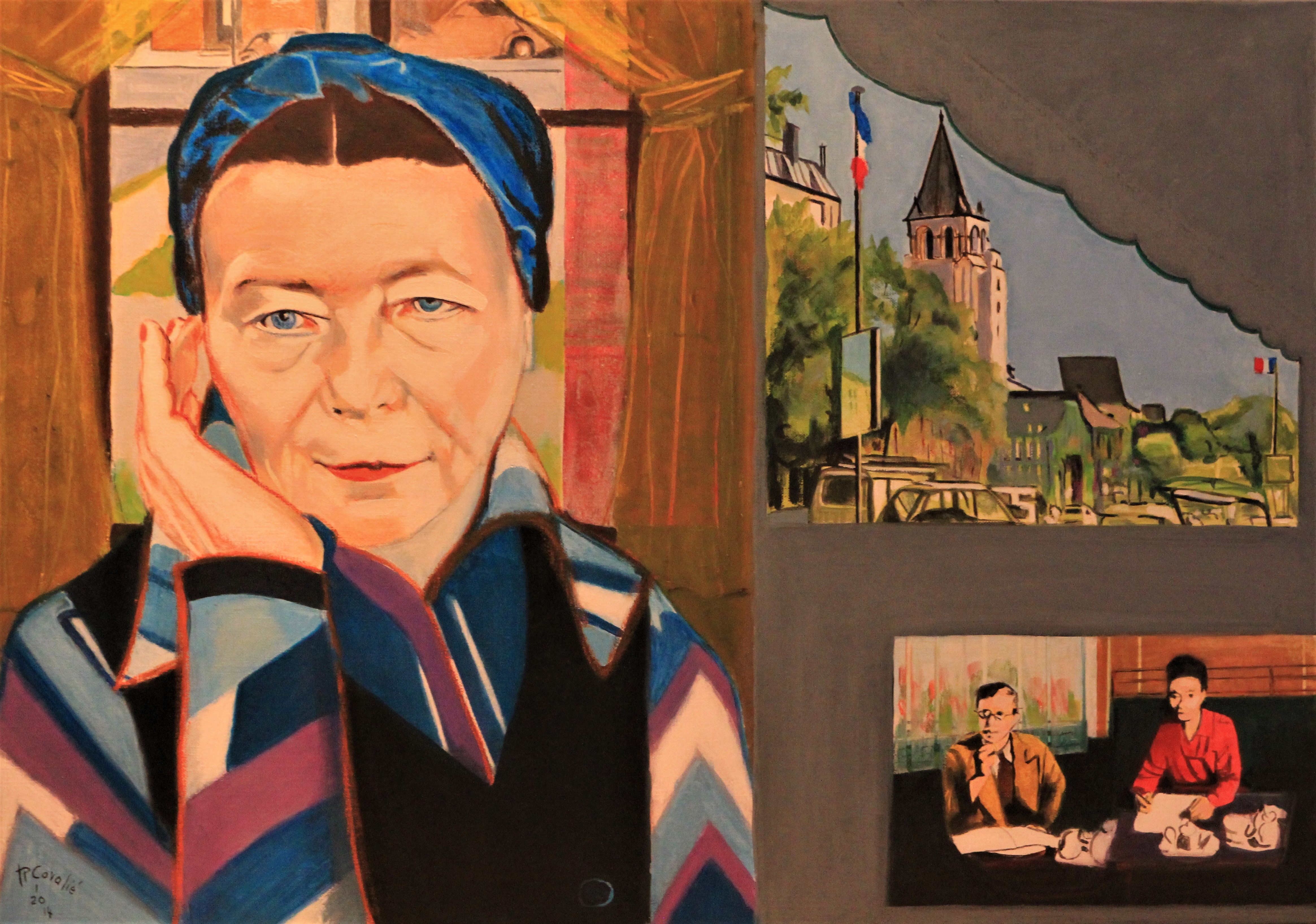 R. Cavalié, N° 939 Simone de Beauvoir. R. Cavalié, N° 939 Simone de Beauvoir.