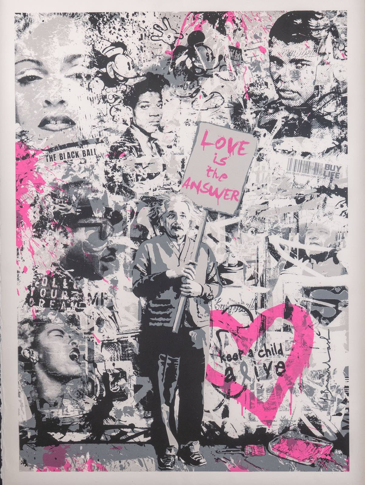 Mr Brainwash, Keep a Child Alive (Pink) Mr Brainwash, Keep a Child Alive (Pink)