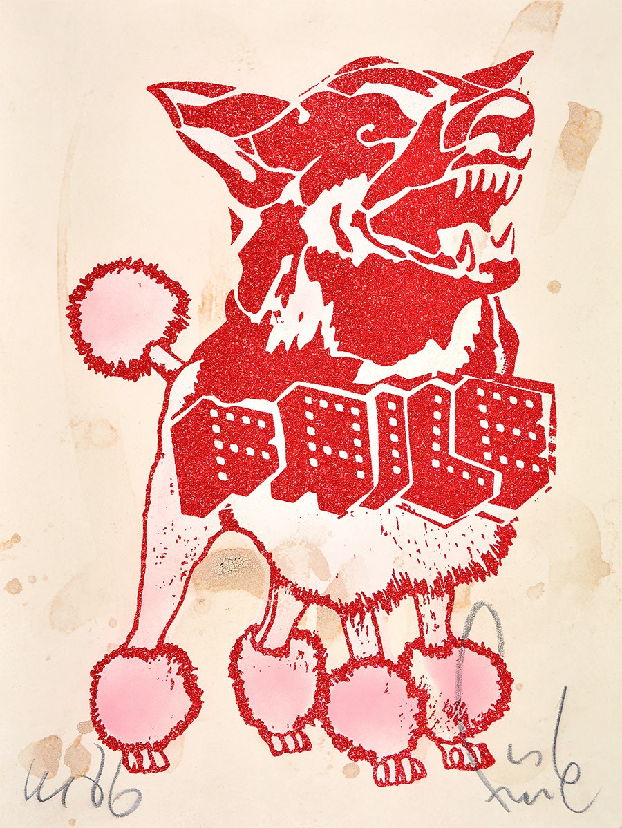 Faile, Diamond FAILEDOODLE (Red/Tan) Faile, Diamond FAILEDOODLE (Red/Tan)