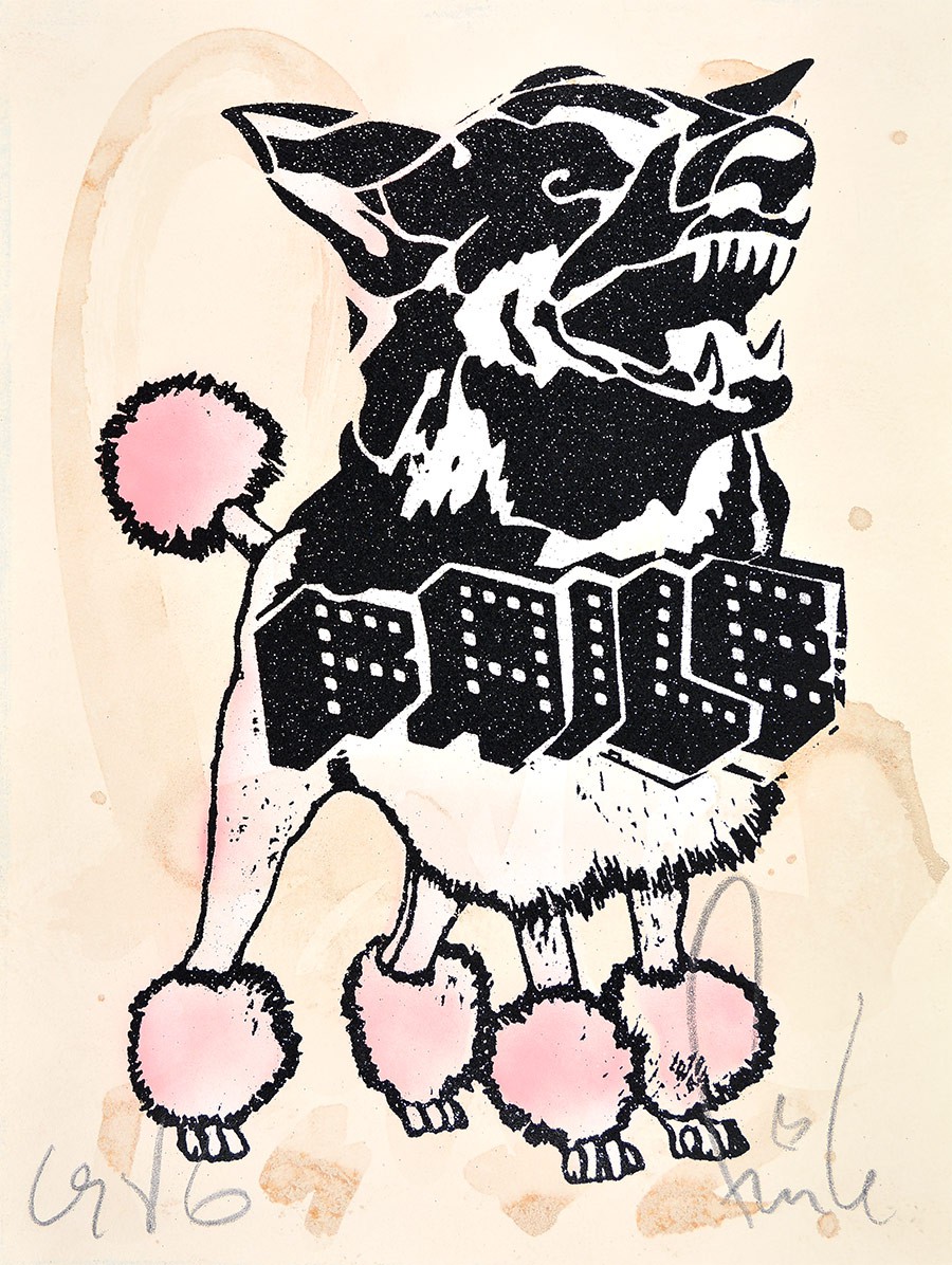 Faile, Diamond FAILEDOODLE (Black/Tan) Faile, Diamond FAILEDOODLE (Black/Tan)