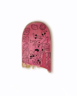 Gemälde, Dieu descendant skateboard, Maxime Hurdequint