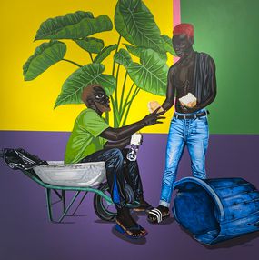 Gemälde, Our daily bread, Sesse Elangwe Ngeseli