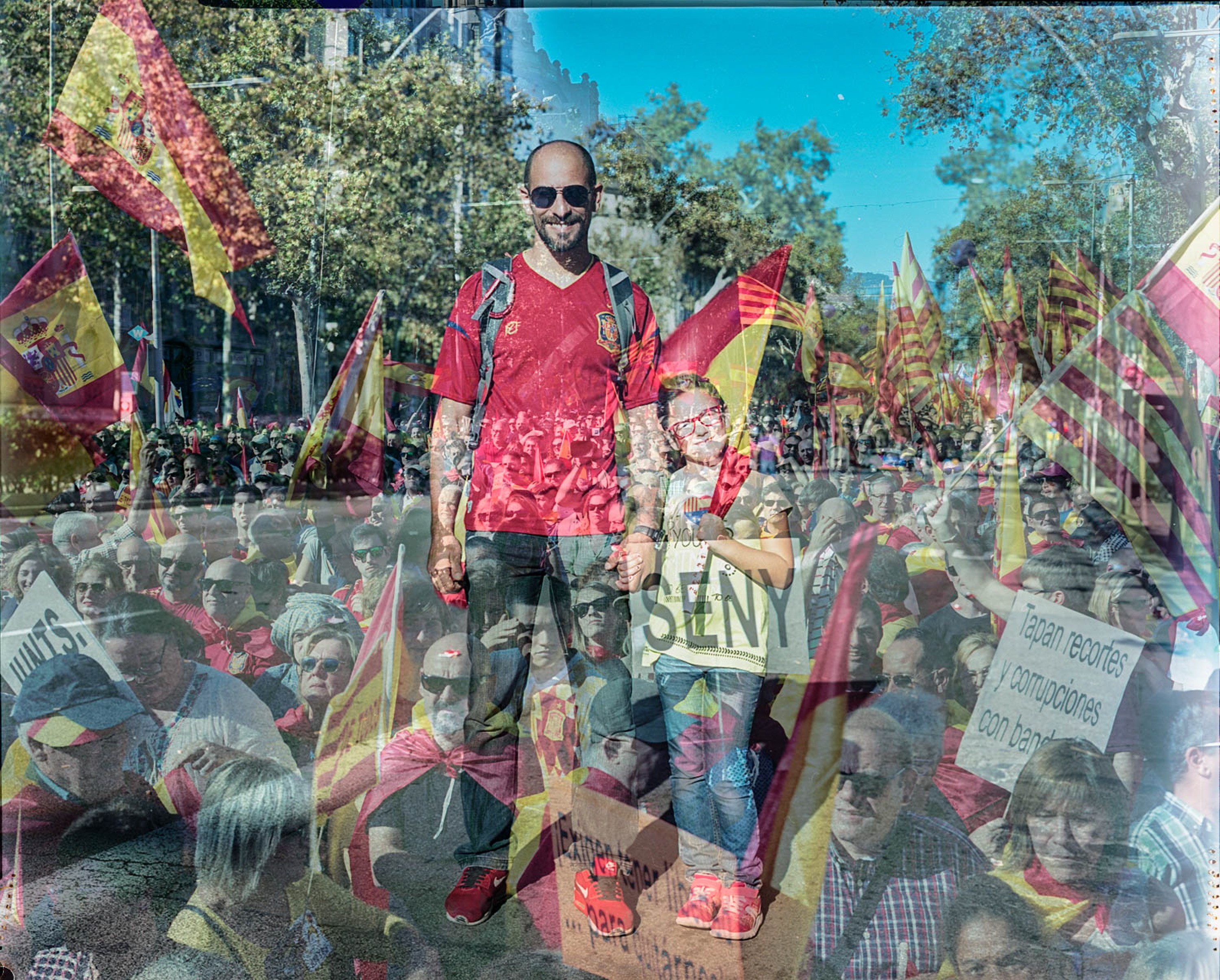 Eric Bouvet, Chaos. Manifestations déclenchées par le verdict du Procès des indépendantistes catalans, 2019 Barcelone, Catalogne, Espagne Eric Bouvet, Chaos. Manifestations déclenchées par le verdict du Procès des indépendantistes catalans, 2019 Barcelone, Catalogne, Espagne