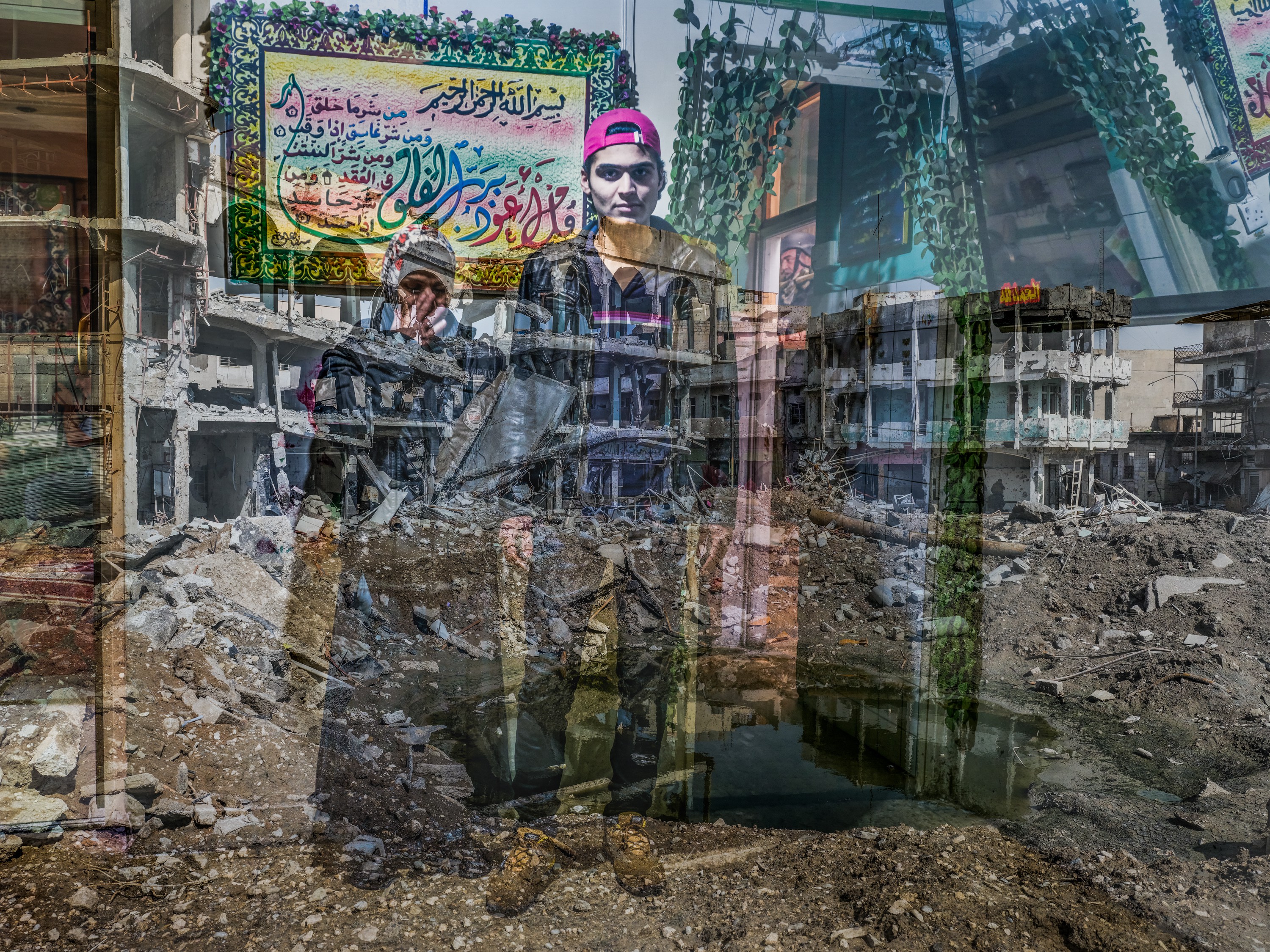 Eric Bouvet, Chaos. Réfugiés de la bataille de Mossoul 2017, Mossoul, Irak Eric Bouvet, Chaos. Réfugiés de la bataille de Mossoul 2017, Mossoul, Irak