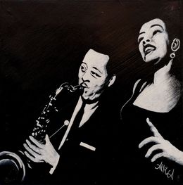 Painting, Billy et Lester young, Auréa