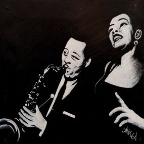 Peinture, Billy et Lester young, Auréa