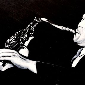 Painting, Lester Young, Auréa