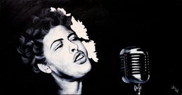 Peinture, Billie Holiday, Auréa