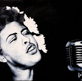 Painting, Billie Holiday, Auréa