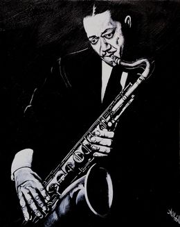 Painting, Lester Young, Auréa