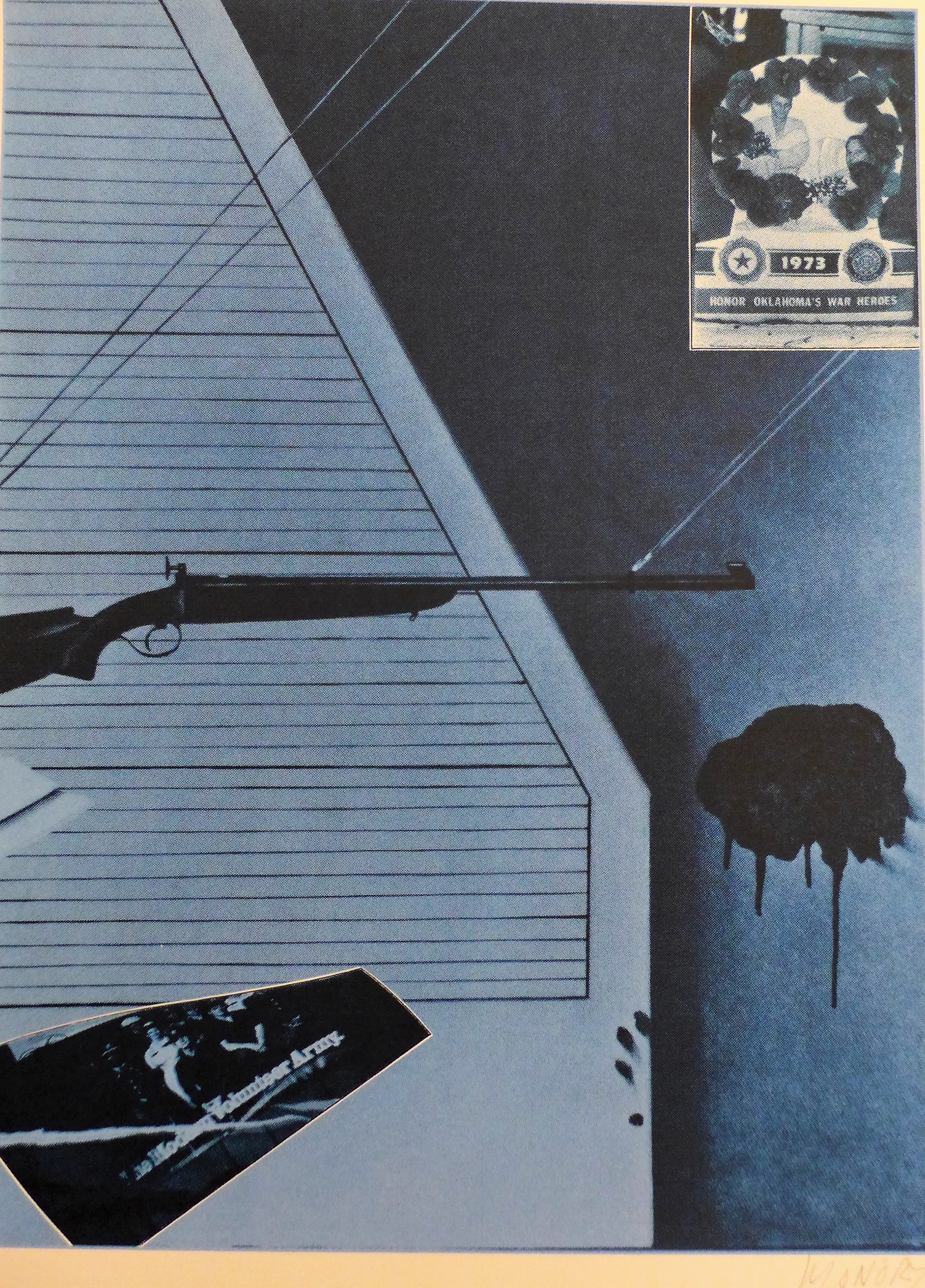 Jacques Monory, USA 76 - Fusil Jacques Monory, USA 76 - Fusil
