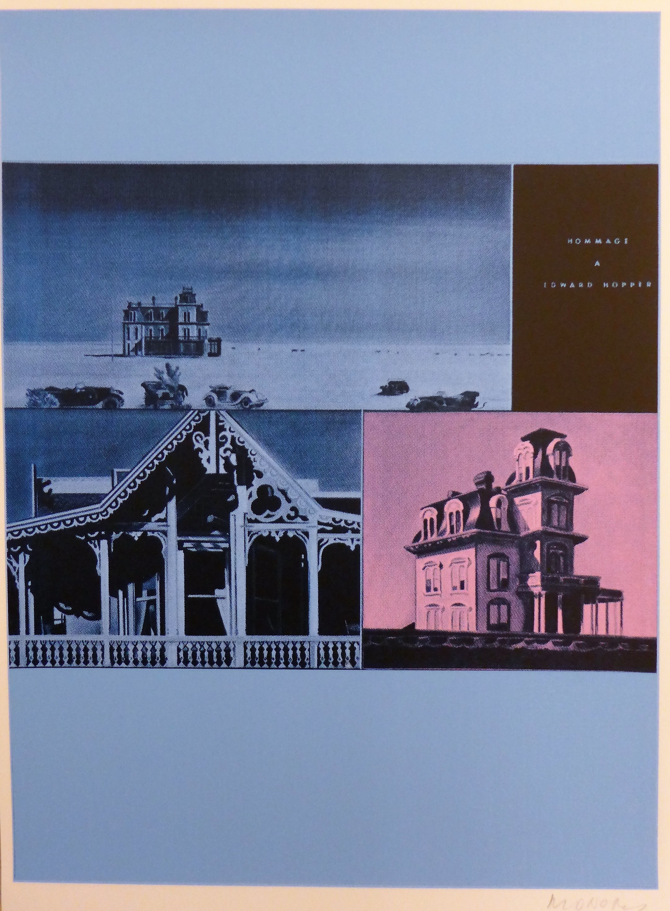 Jacques Monory, USA 76 - The House by the railroad Jacques Monory, USA 76 - The House by the railroad