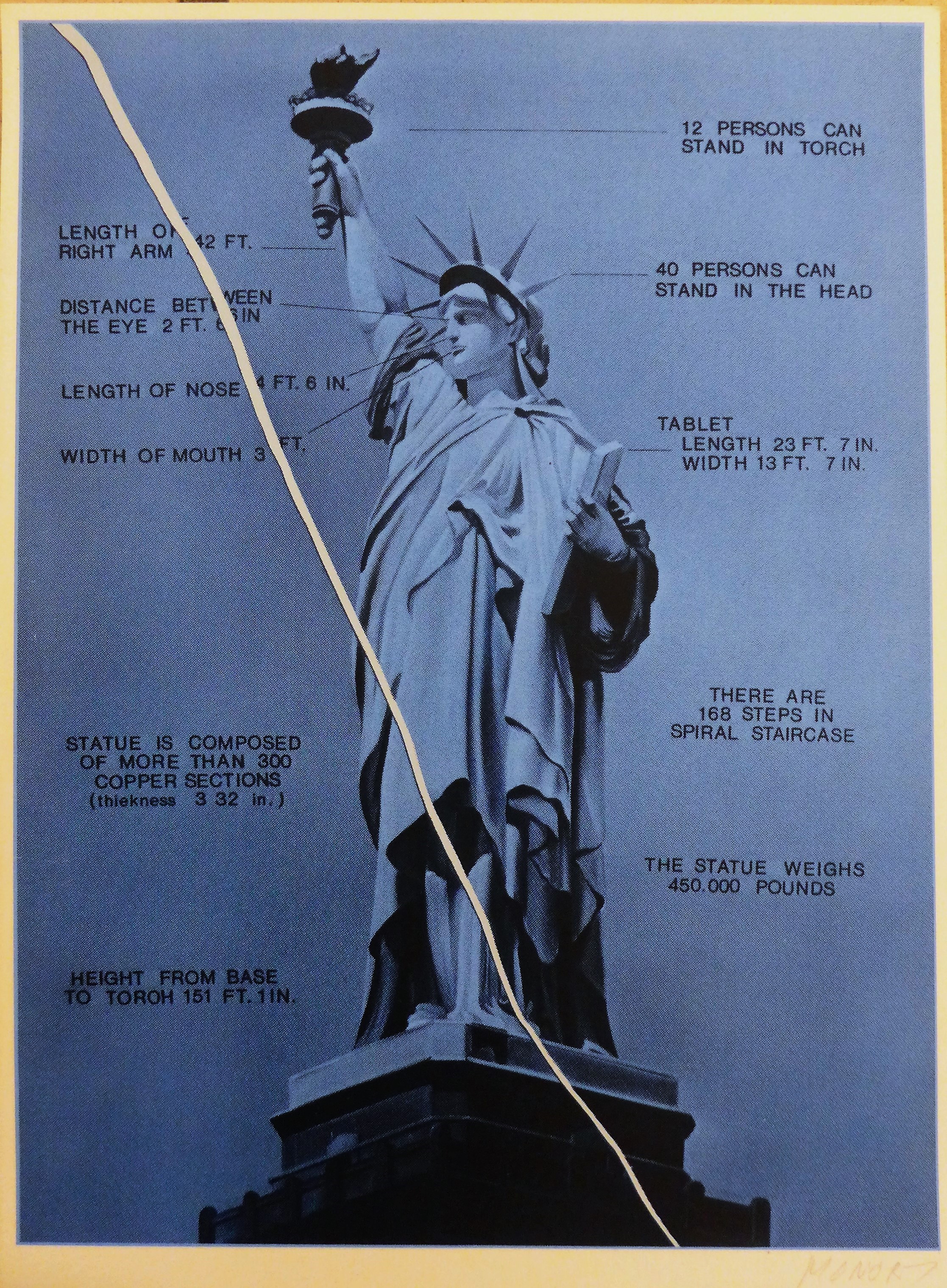 Jacques Monory, USA 76 - Statue de la liberté Jacques Monory, USA 76 - Statue de la liberté