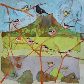 Pintura, The Birds over Horsehold, Christopher Rainham