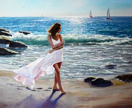 Walking on the beach III, Serghei Ghetiu