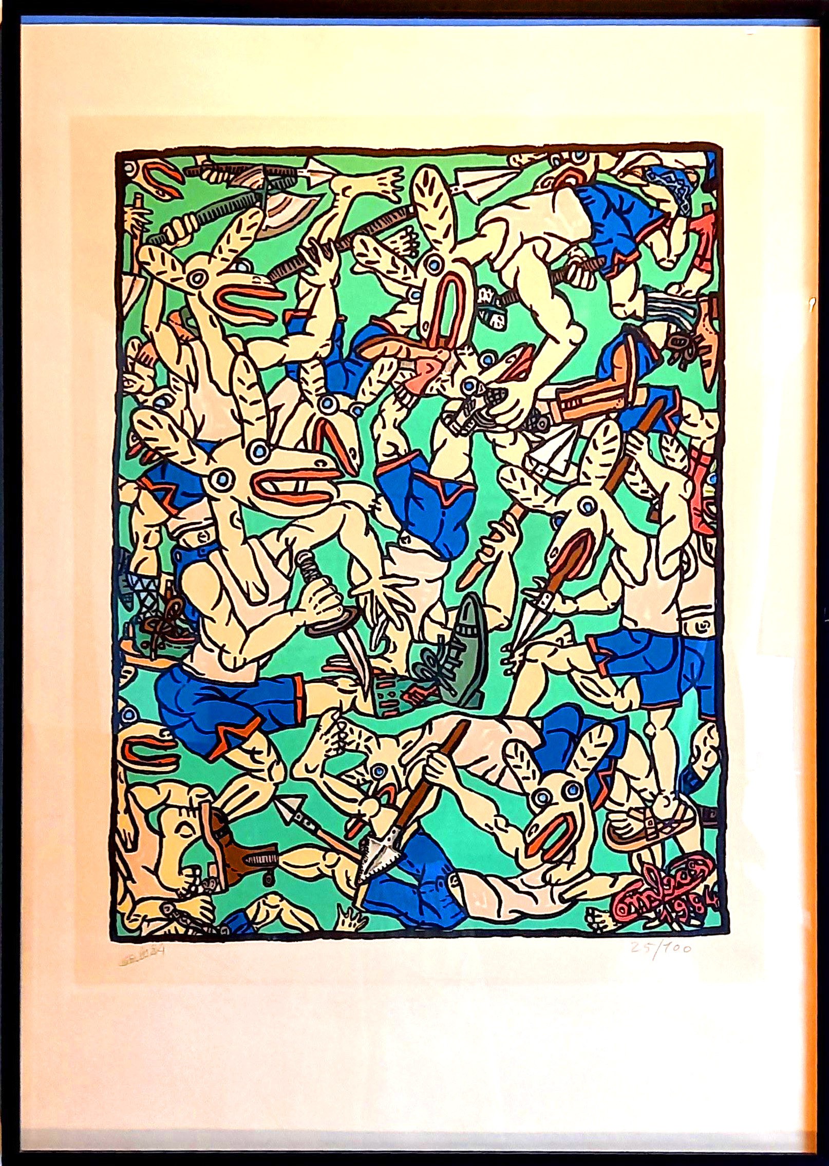 Robert Combas, Combat Robert Combas, Combat