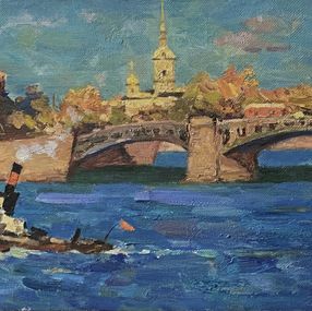 Painting, Jour d'automne, Gennady Bernadsky