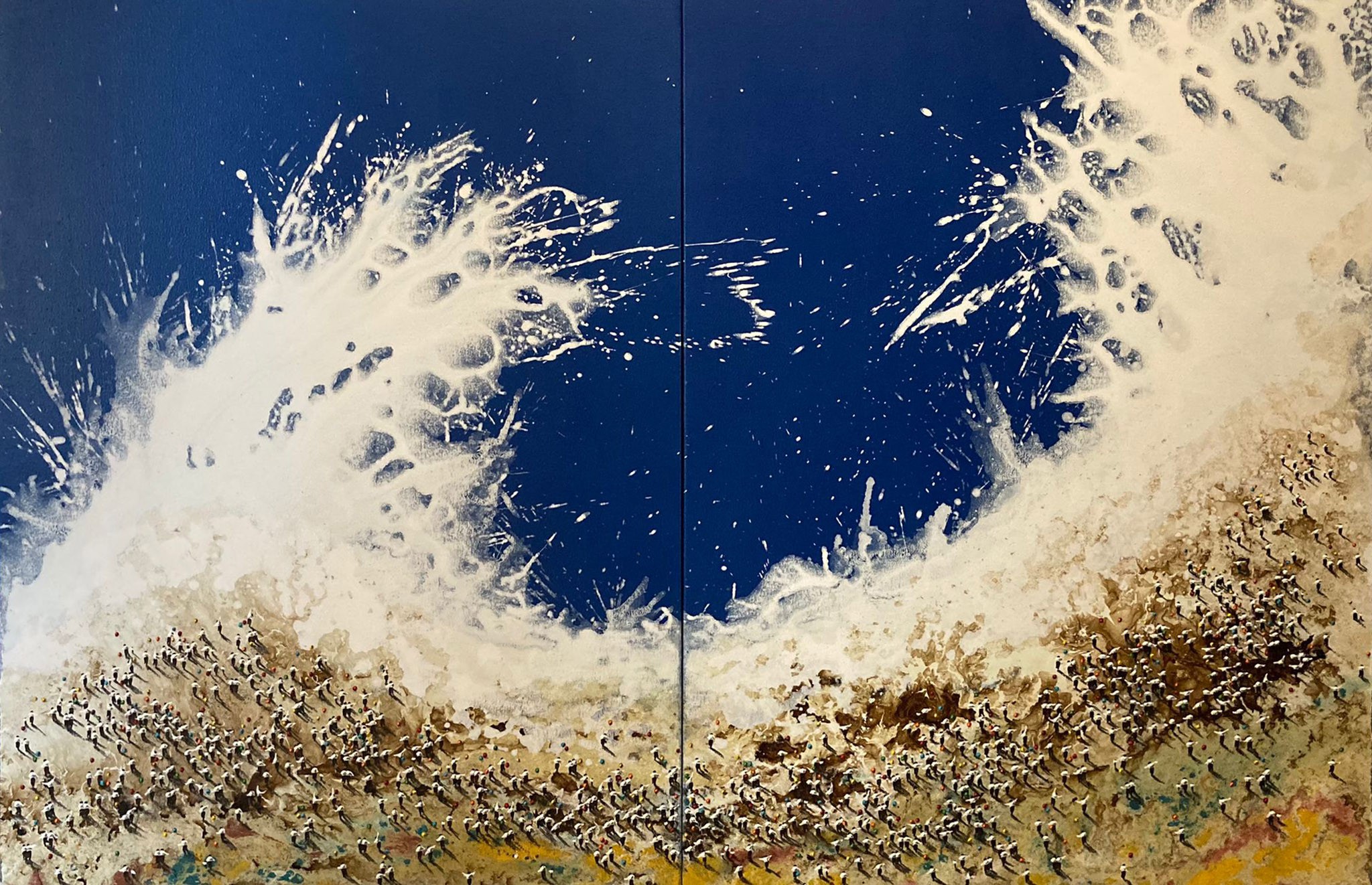 Alberto Letamendi, Kantauri Itsasoa Vl - Cantabrian Sea Diptych Alberto Letamendi, Kantauri Itsasoa Vl - Cantabrian Sea Diptych