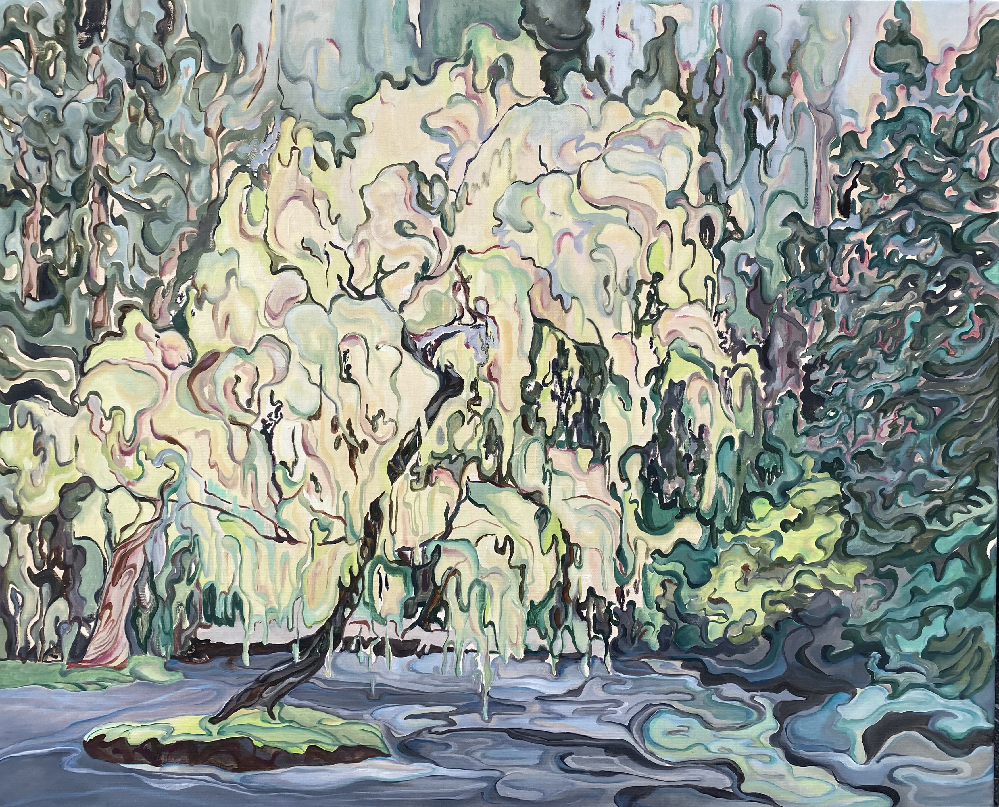 Rossana Rossignoli, Reflets dans l’eau - come un’ estampe Rossana Rossignoli, Reflets dans l’eau - come un’ estampe