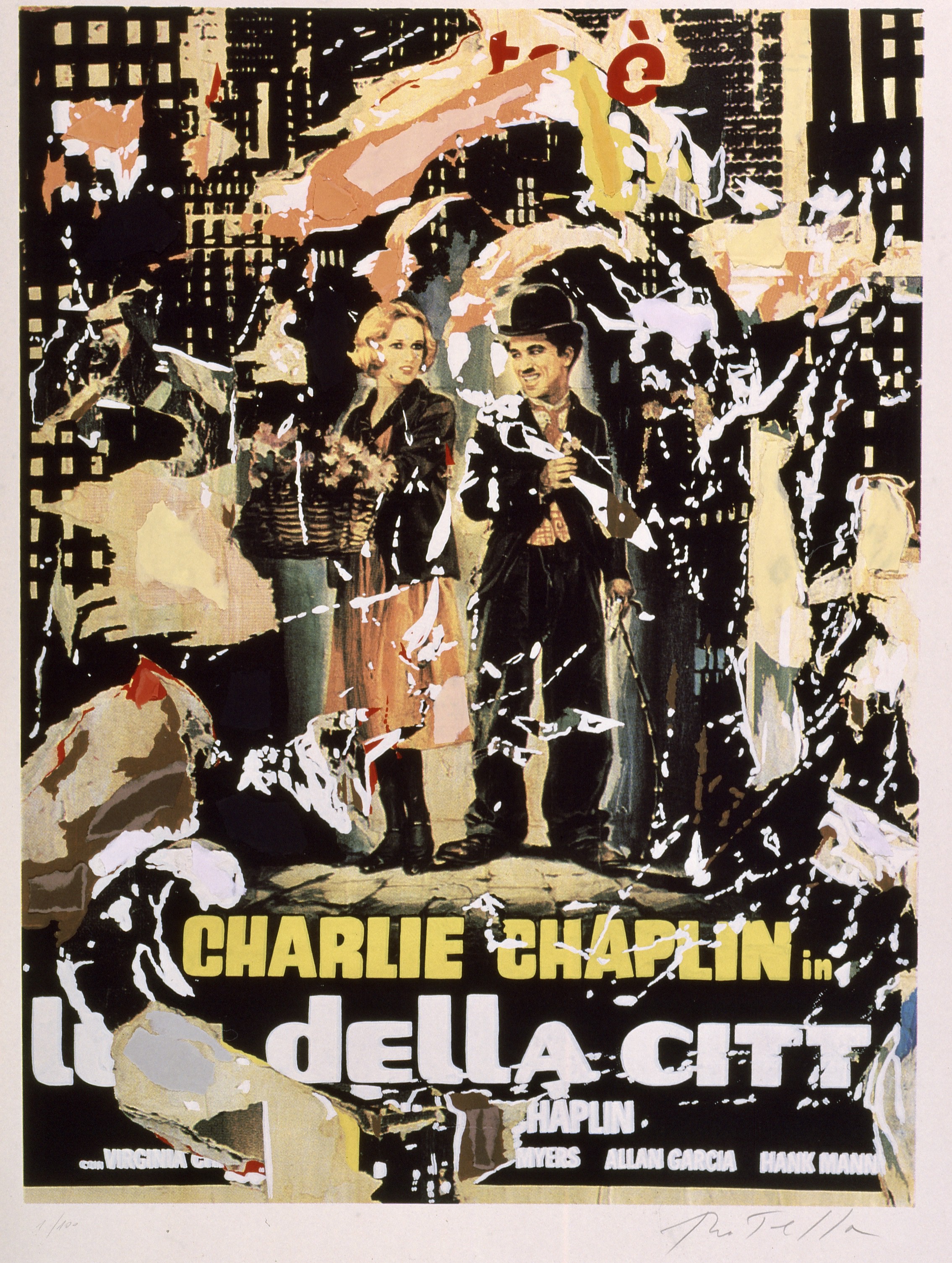 Mimmo Rotella, Luci della città Mimmo Rotella, Luci della città