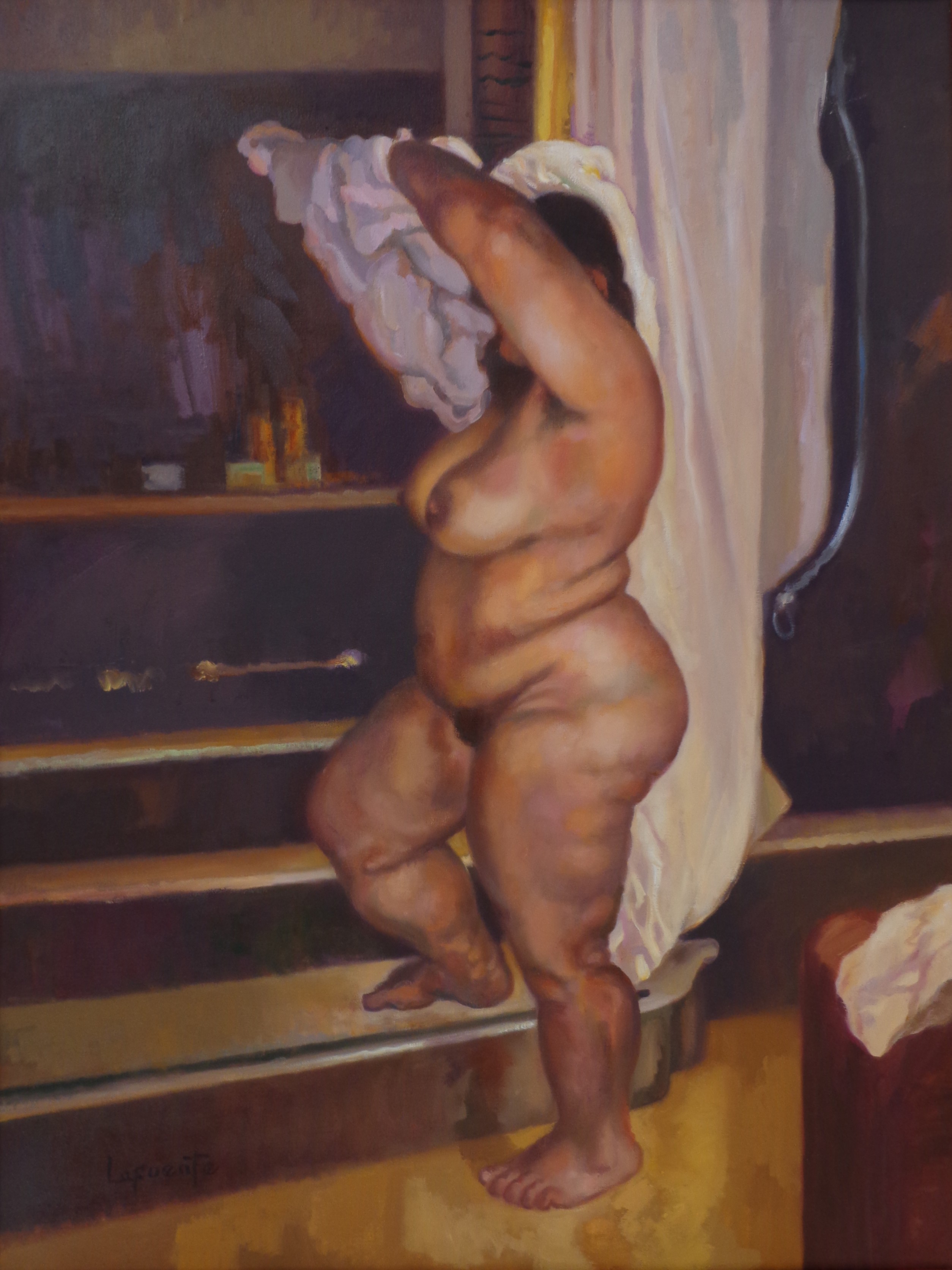 Benjamín Lafuente, Lorena in the shower Benjamín Lafuente, Lorena in the shower