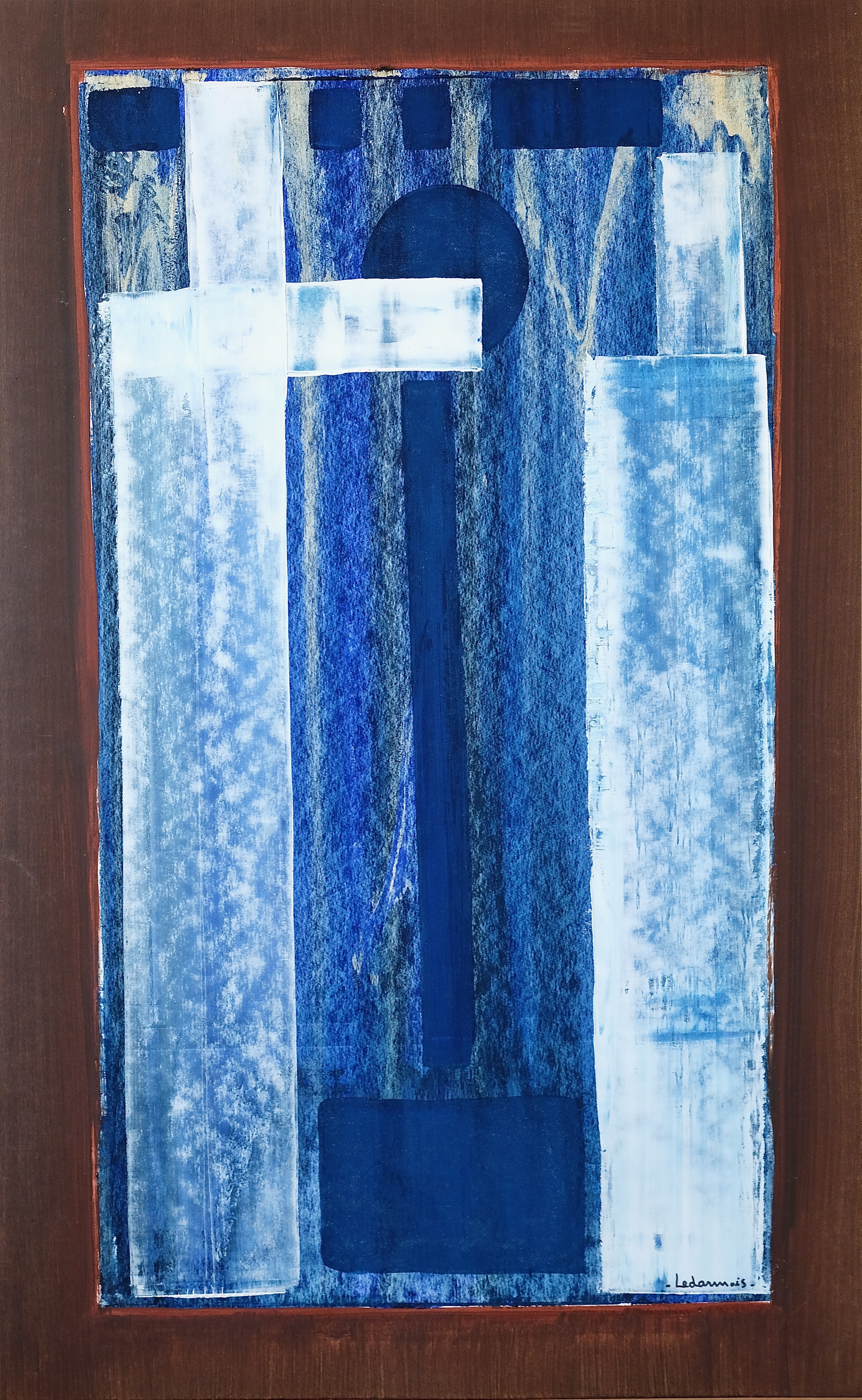 Jean-Marie Ledannois, Composition Abstraite Ref AB0196 Jean-Marie Ledannois, Composition Abstraite Ref AB0196